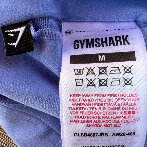 Gymshark Whitney Simmons Sport Bra Blue Size Medium - Picture 10 of 11